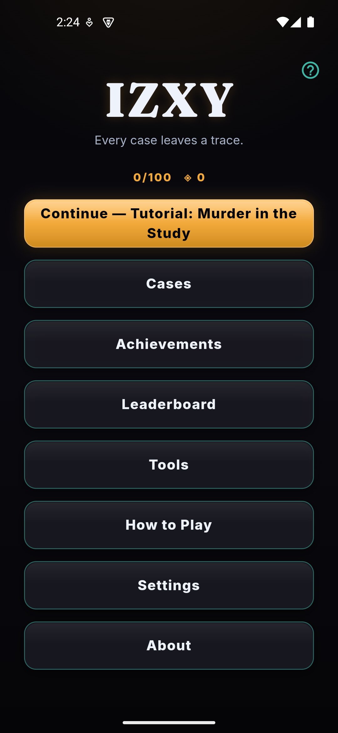 Every case leaves a trace